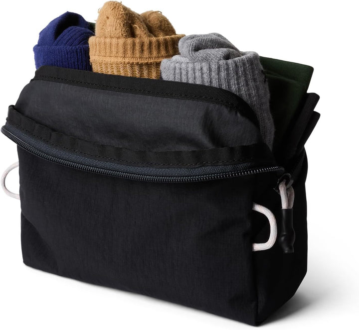 Bellroy Lite Packing Pouch 2L (Organizer-Packwürfel für Nah- und Fernreisen) - Black Schwarz, Schwar