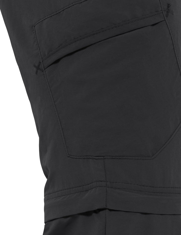 Jack Wolfskin Unisex Kinder Safari Zip Off Pants K Outdoorhose 92 Schwarz, 92 Schwarz