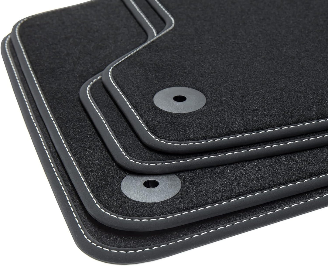 tuning-art V215-FBA Fussmatten Exclusive für Seat Leon 3 5F Audi A3 8V Golf 7 Golf 8 Audi A3 8Y 2012