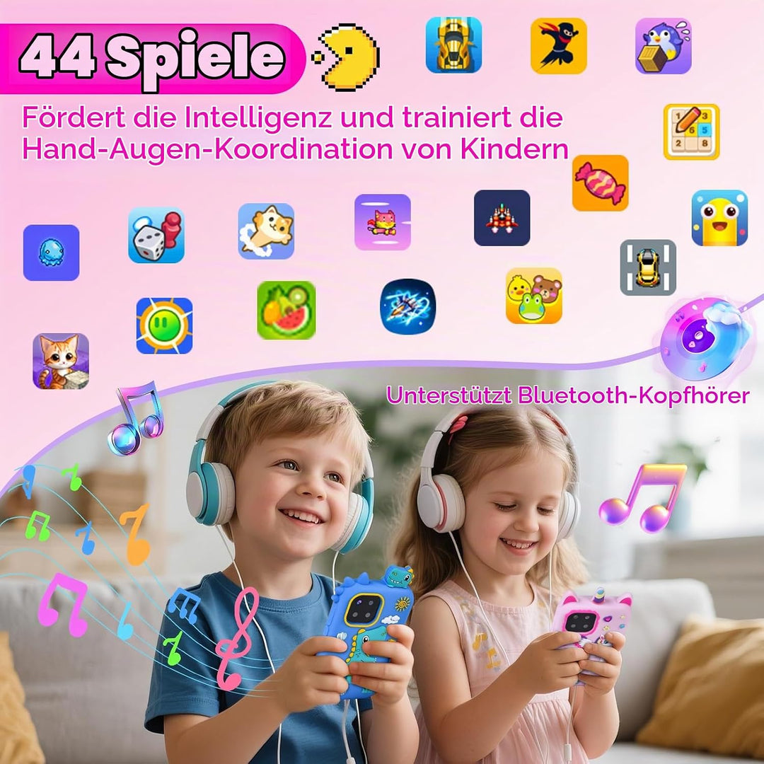 Kinder Handy Smartphone, Kleinkind Einhorn Telefon Spielzeug für 3-8 Jahre alte Mädchen, Kinder Hand