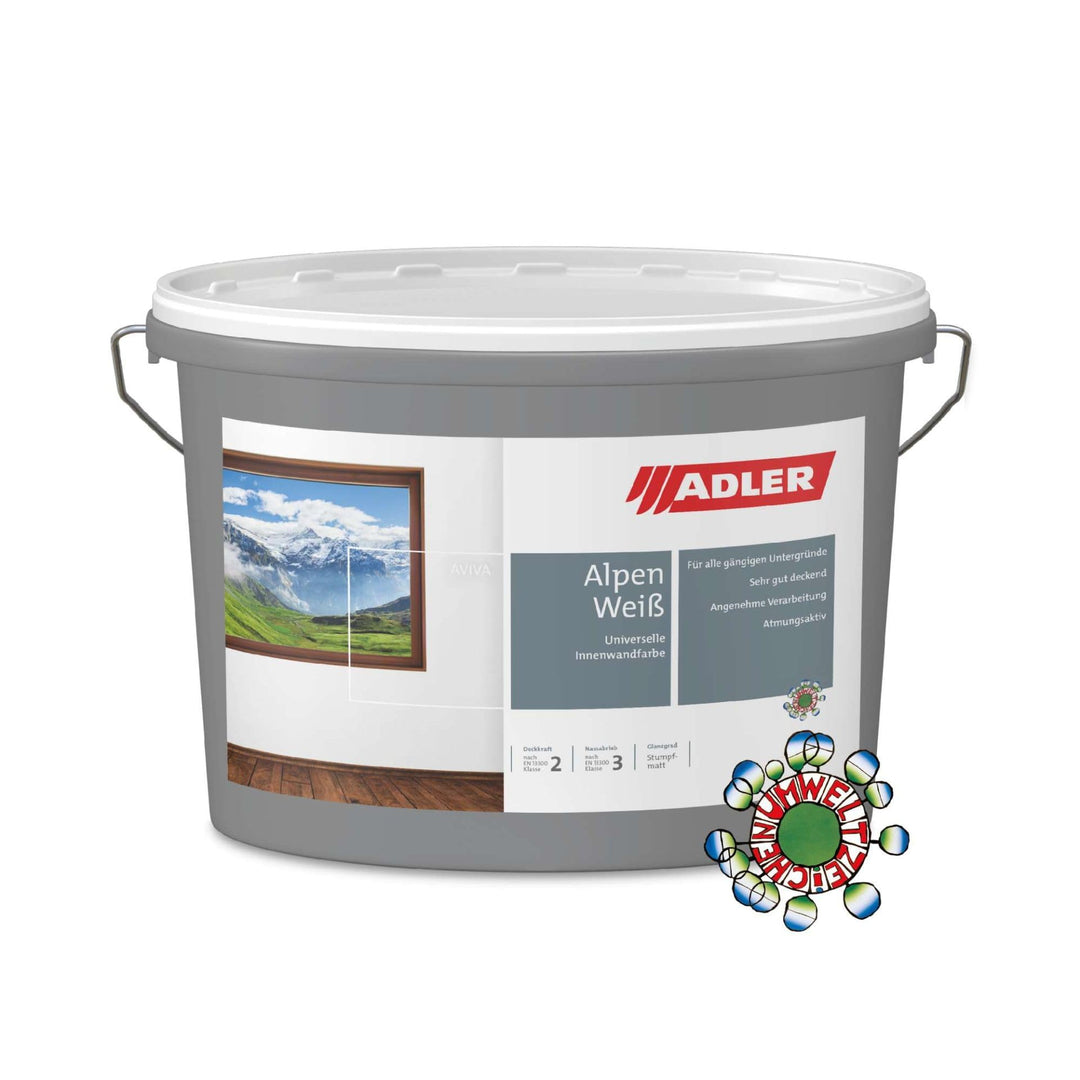 Aviva Alpen-Weiss, universelle Dispersionsfarbe 15l 0.15 ml (100183er Pack), 0.15 ml (100183er Pack)