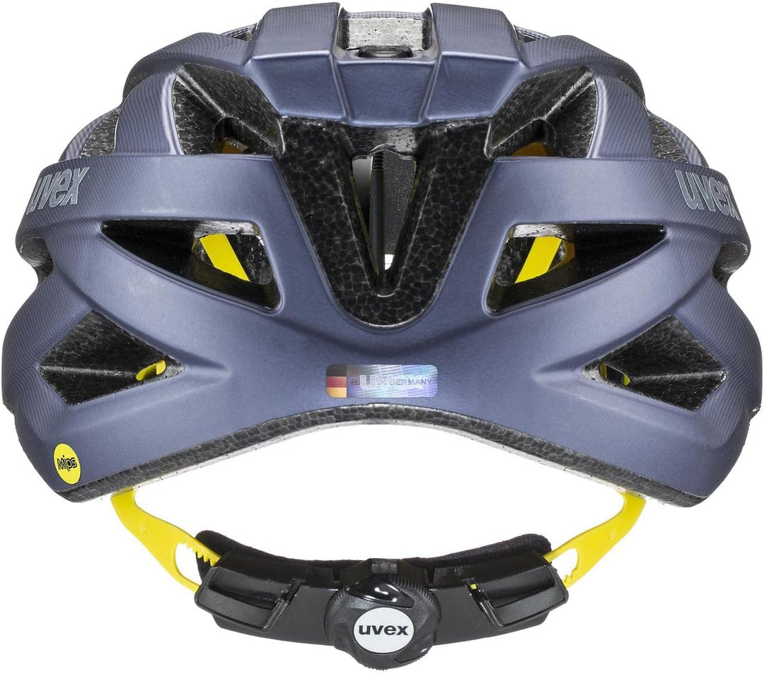 uvex Unisex – Erwachsene i-vo cc MIPS Fahrradhelm, Midnight - Silver mat, 56-60 cm Single, Single