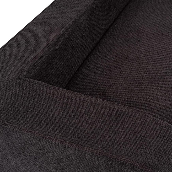 Knuffelwuff orthopädisches Hundebett mit Wendekissen aus Velours Bellamy 80 x 60cm Schwarz, 80 x 60c