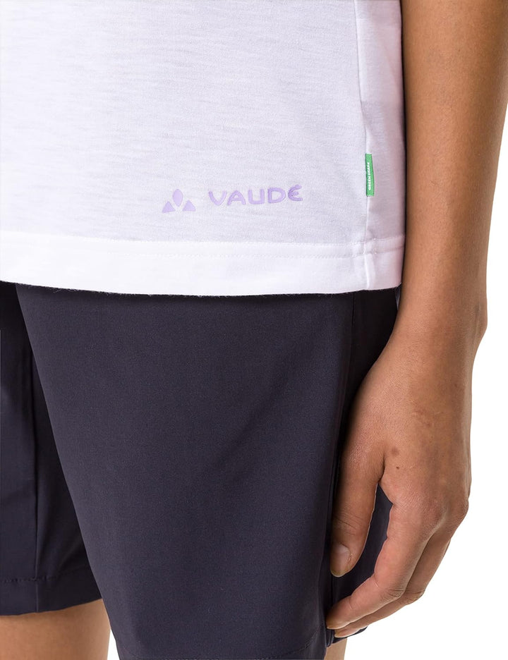VAUDE Damen Women's Skomer Print T-Shirt Ii T-Shirt (1er Pack) 36 White-white, 36 White-white
