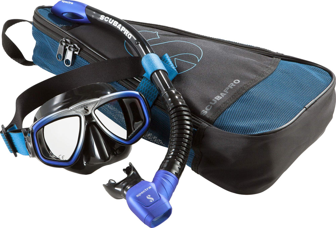 Scubapro Zoom Evo Combo Set schwarz-blau-silber, schwarz-blau-silber