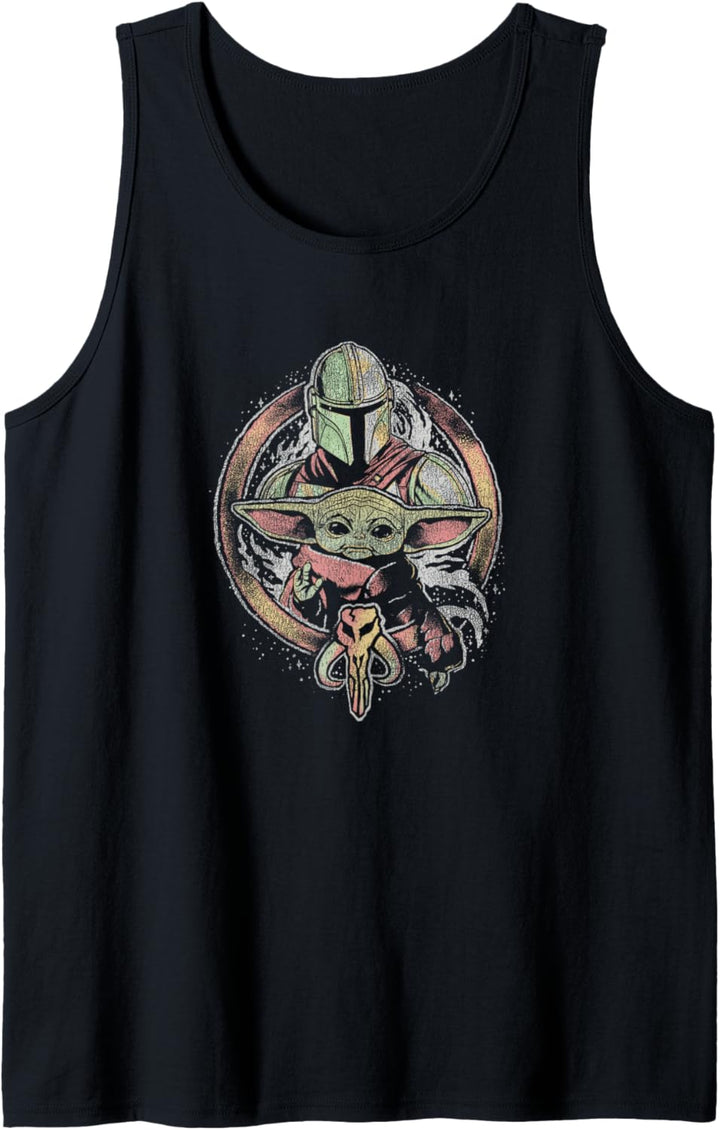 Star Wars: The Mandalorian- Buddies Circle vorne und hinten Tank Top