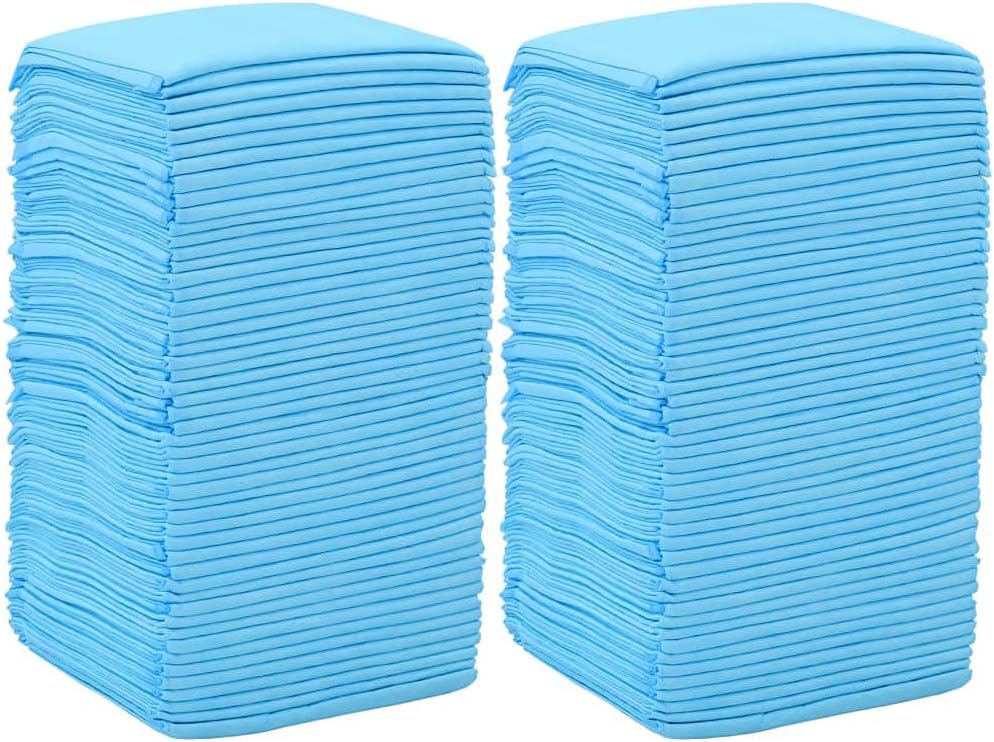 Susany 100 Stück Hunde-Toilettenmatten Puppy Training Pads Trainingsunterlagen Welpenauflagen 60 x 6