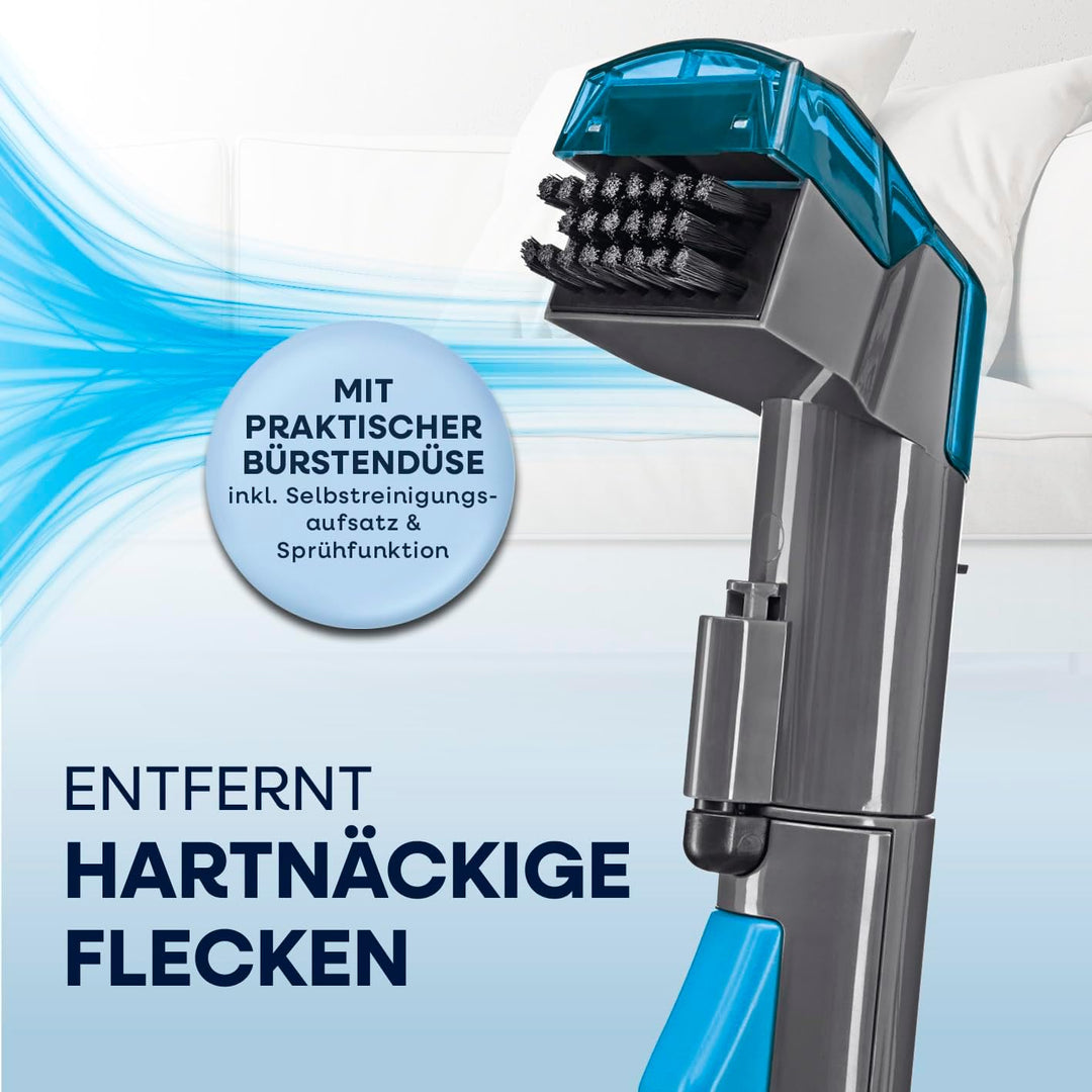 CLEANmaxx Polsterreiniger Gerät Kompakt Pro | Nasssauger &amp; Teppichreiniger in einem | 13 kPa Waschsa