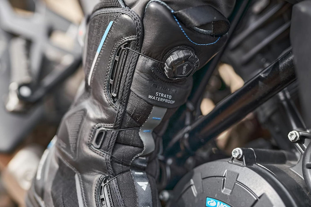 SHIMA STRATO Motorradstiefel Herren und Damen - Motorrad Wasserdicht Stiefel Tourenstiefel Schuhe Mä