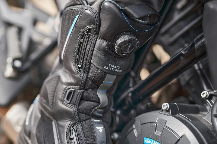 SHIMA Unisex Strato_neu3Motorradschuhe 47 EU Schwarz Herren Wasserdicht, 47 EU Schwarz Herren Wasser