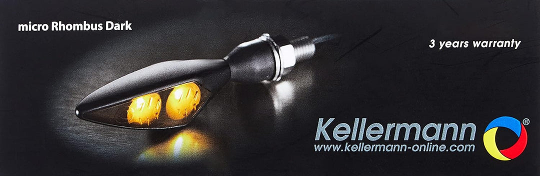 Kellermann 148.150 Micro Rhombus Dark schwarz FR/RL