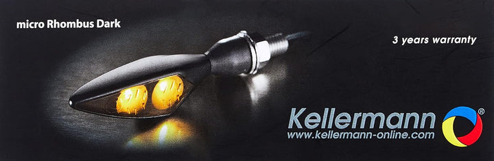 Kellermann 148.150 Micro Rhombus Dark schwarz FR/RL