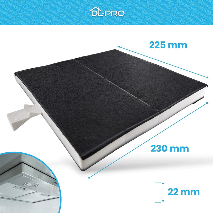 DL-pro Aktivkohlefilter Filter für Balay 00360732 360732 Bosch DHZ5186 Siemens LZ51851 Neff Z5116X1