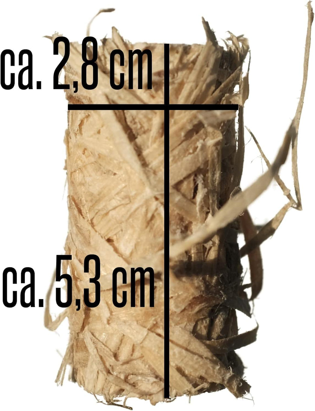 ORANGE DEAL 2,0 kg Premium Holzwolle Anzünder Grillanzünder Kaminanzünder Ofenanzünder Anzündwolle A