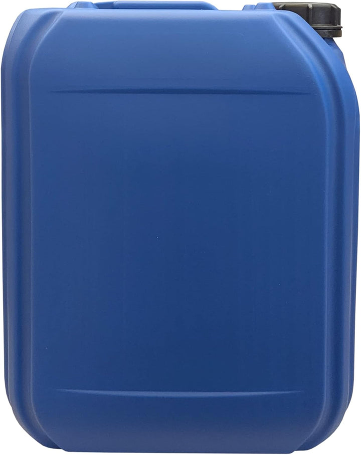 plasteo® 6er Set: 20 L Kanister Wasserkanister Blau inkl. Deckel und 1 x Auslaufhahn | BPA-Frei Lebe