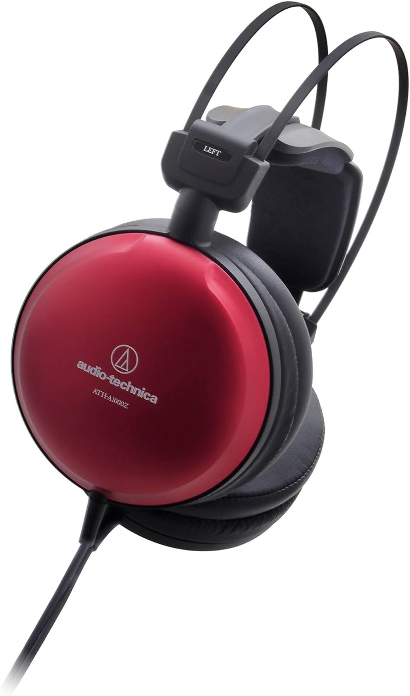 Audio-Technica A1000Z Geschlossener Hi-Fi-Kopfhörer Rot Metallic Geschlossener HiFi-Kopfhörer, Gesch