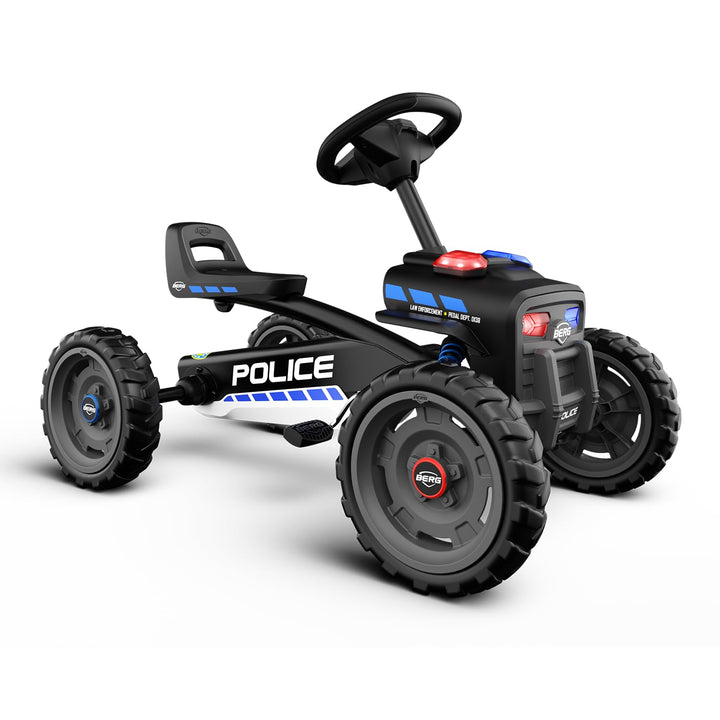 BERG Pedal-Gokart Buzzy Police, für Kinder ab 2 Jahren, mit Soundbox, Police