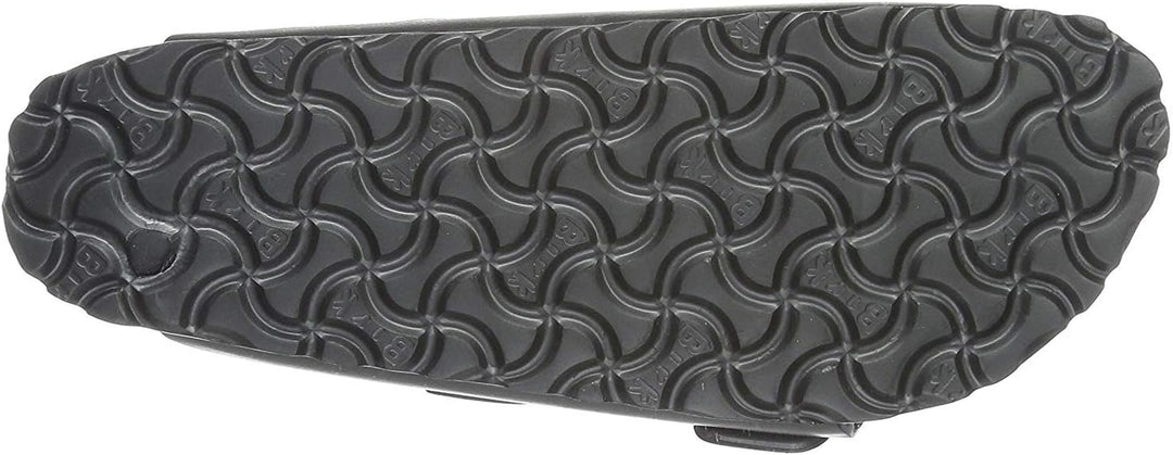 BIRKENSTOCK Herren Arizona Geöltes Leder Weit Pantoletten 42 EU Grau, 42 EU Grau