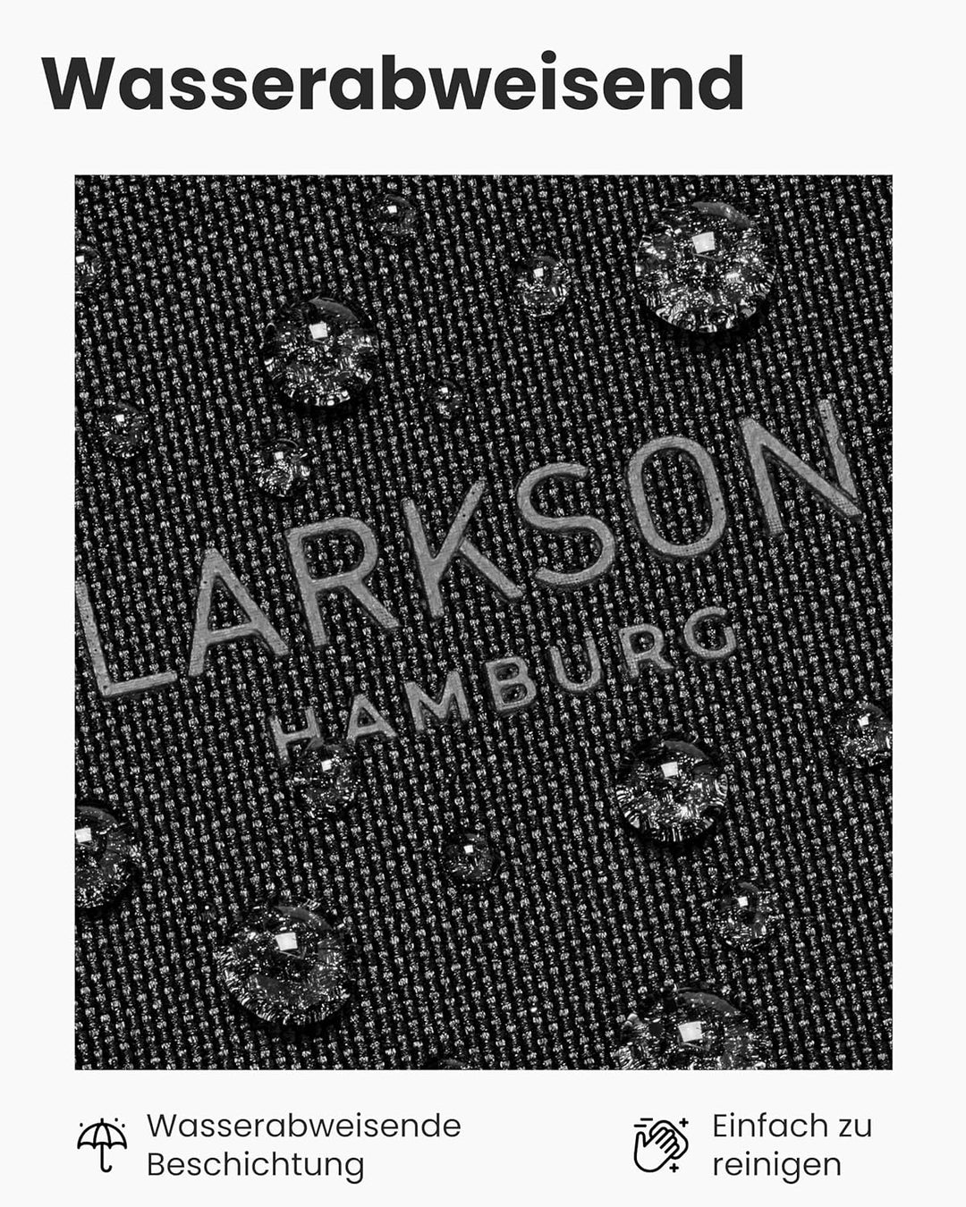 LARKSON Half Moon Bag Hundetasche Schwarz - Fiete - Umhängetasche für Gassi Gehen - Leckerlitasche m