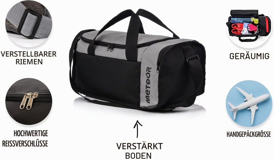 meteor 20 40 L Sporttasche - Kinder Badetasche Herren schwimmtasche Schultertaschen Reisetasche Urla