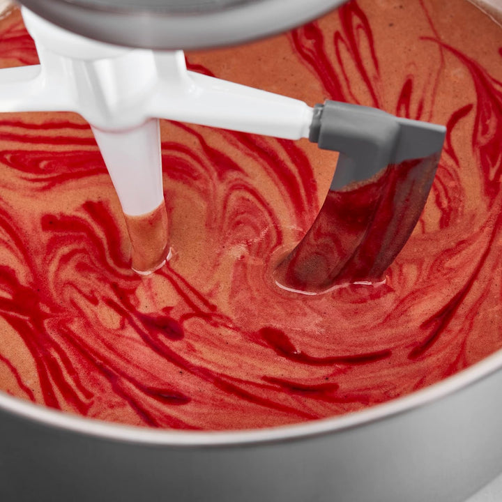 KitchenAid KFE5T Kippkopf Flex Edge Schlägel, Weiss Weiss/Opulenter Garten 4.5/5 Quart, Weiss/Opulen