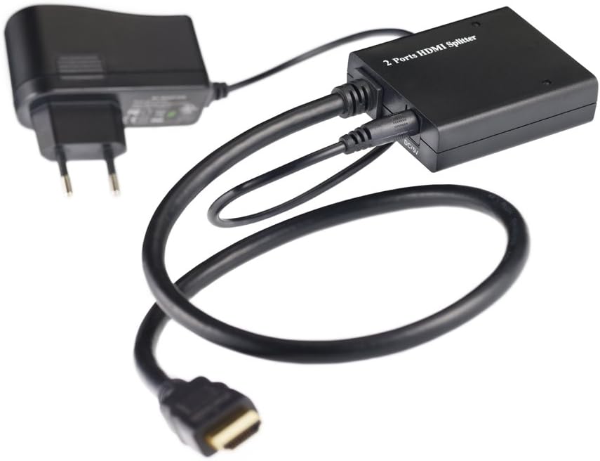 inakustik – 003247012 – Star HDMI Splitter | Verteilt eine HDMI-Quelle (z.B. Blu ray-Player oder Set