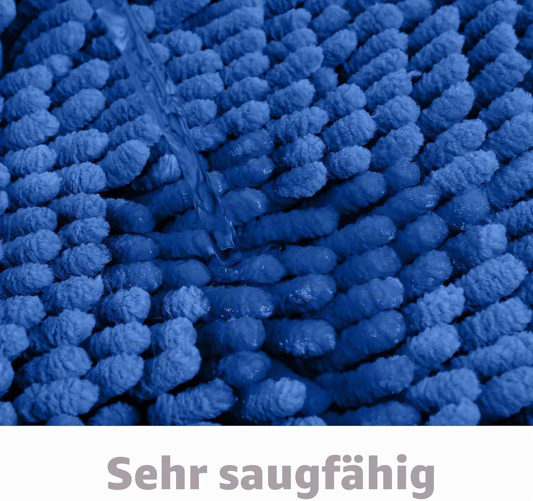 FCSDETAIL rutschfeste, Hochflor Badteppiche 50 x 80 cm, Maschinenwaschbare Badematte, Badvorleger mi