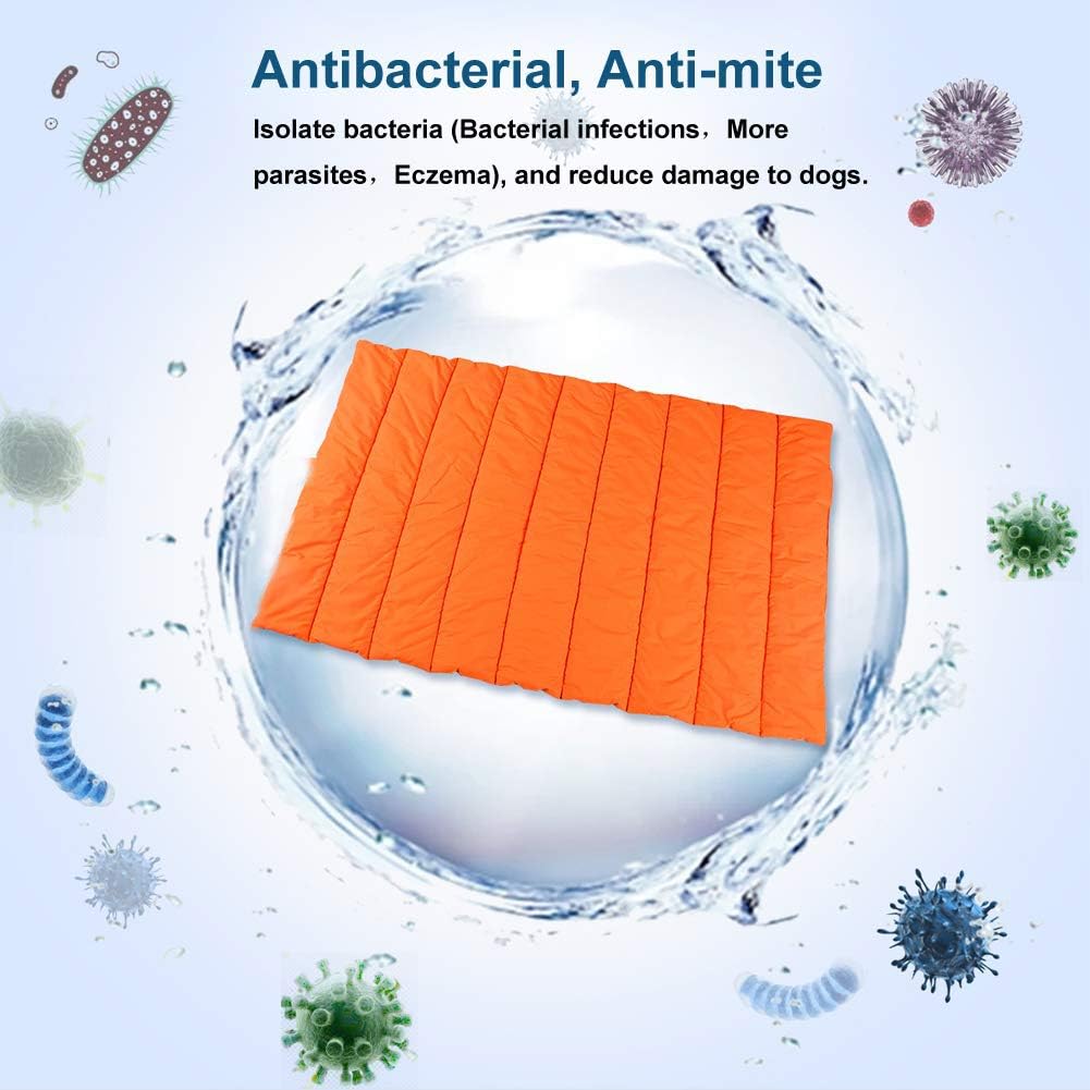 XIAPIA wasserdichte Hundematte für Outdoor Waschbares Hundebett, Antistatik, Hygienisch, Faltbar, Gr