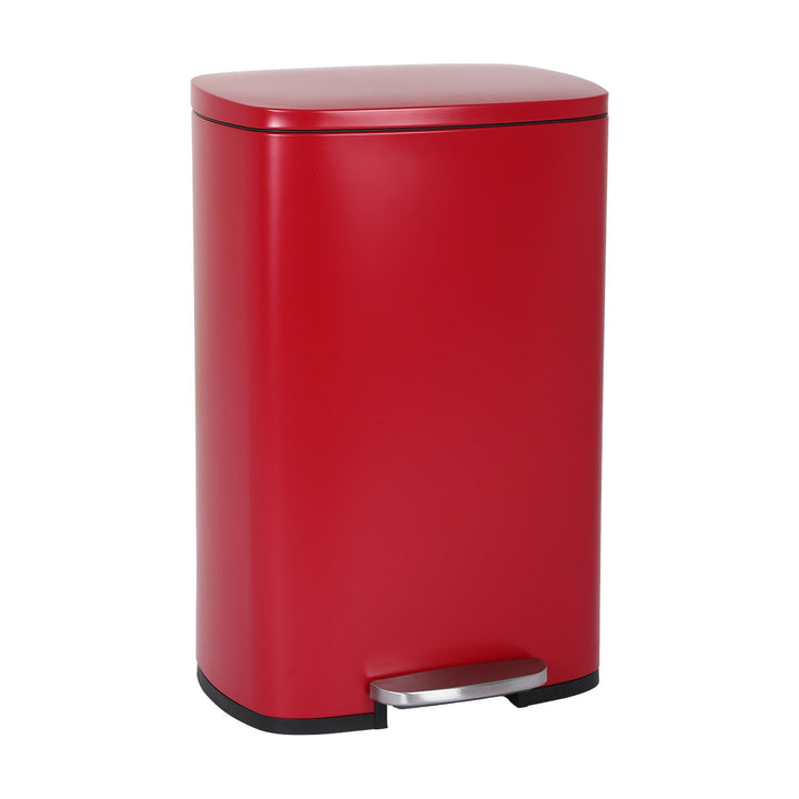 BestOffice 50 L Mülleimer Küche Mülleimer mit Deckel für Büro Schlafzimmer Badezimmer Schritt Müllei