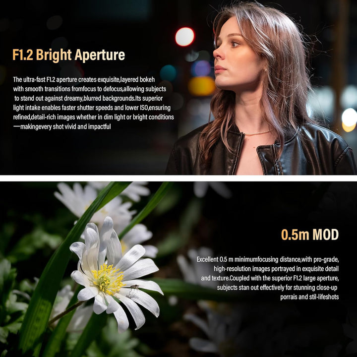 VILTROX 56mm F1.2 Pro XF Mount Kamera Objektiv Kompatibel mit Fujifilm X-Mount APS-C Camera Lenses m
