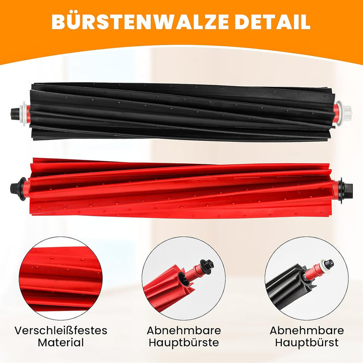 20 Stück Zubehörset für Roborock Q5 Pro / Q5 Pro+ / Q8 Max / Q8 Max+ Staubsauger, Ersatzteile Enthäl