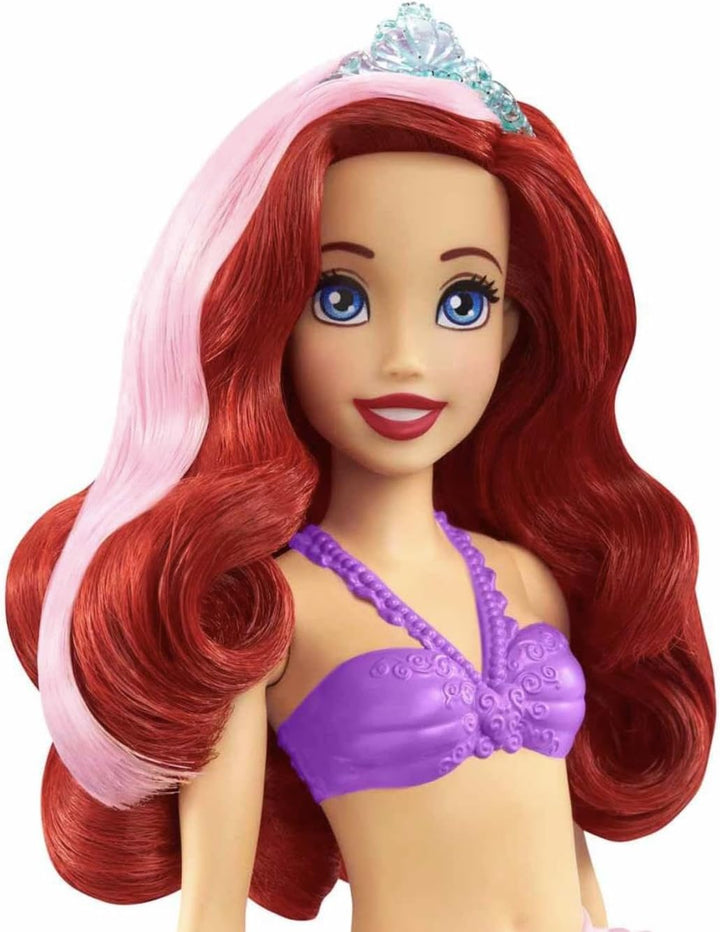 Mattel Disney Prinzessin Arielle die Meerjungfrau Puppe, Meerjungfrau Spielzeug, Schwanzflosse verän