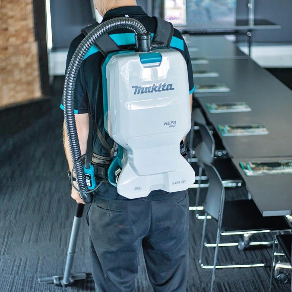 Makita DVC660Z, Rucksackstaubsauger 2x18 V (ohne Akku, ohne Ladegerät), 6