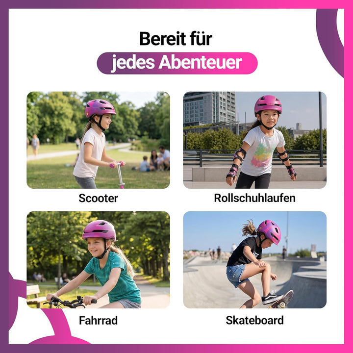 KED Pop MIPS Kinder Fahrrad Helm schwarz/weiss 2023 Pink M (52-56cm), Pink M (52-56cm)