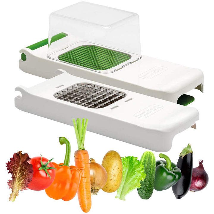 ALLIGATOR 3008-2-in-1- Multifunktionsschneider - Gemüse- und Pommesschneider - 2 Austauschbare Kling