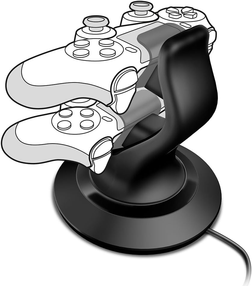 Speedlink TWINDOCK Charging System - Ladestation für 2 DUALSHOCK-4-Controller der PlayStation 4, sch