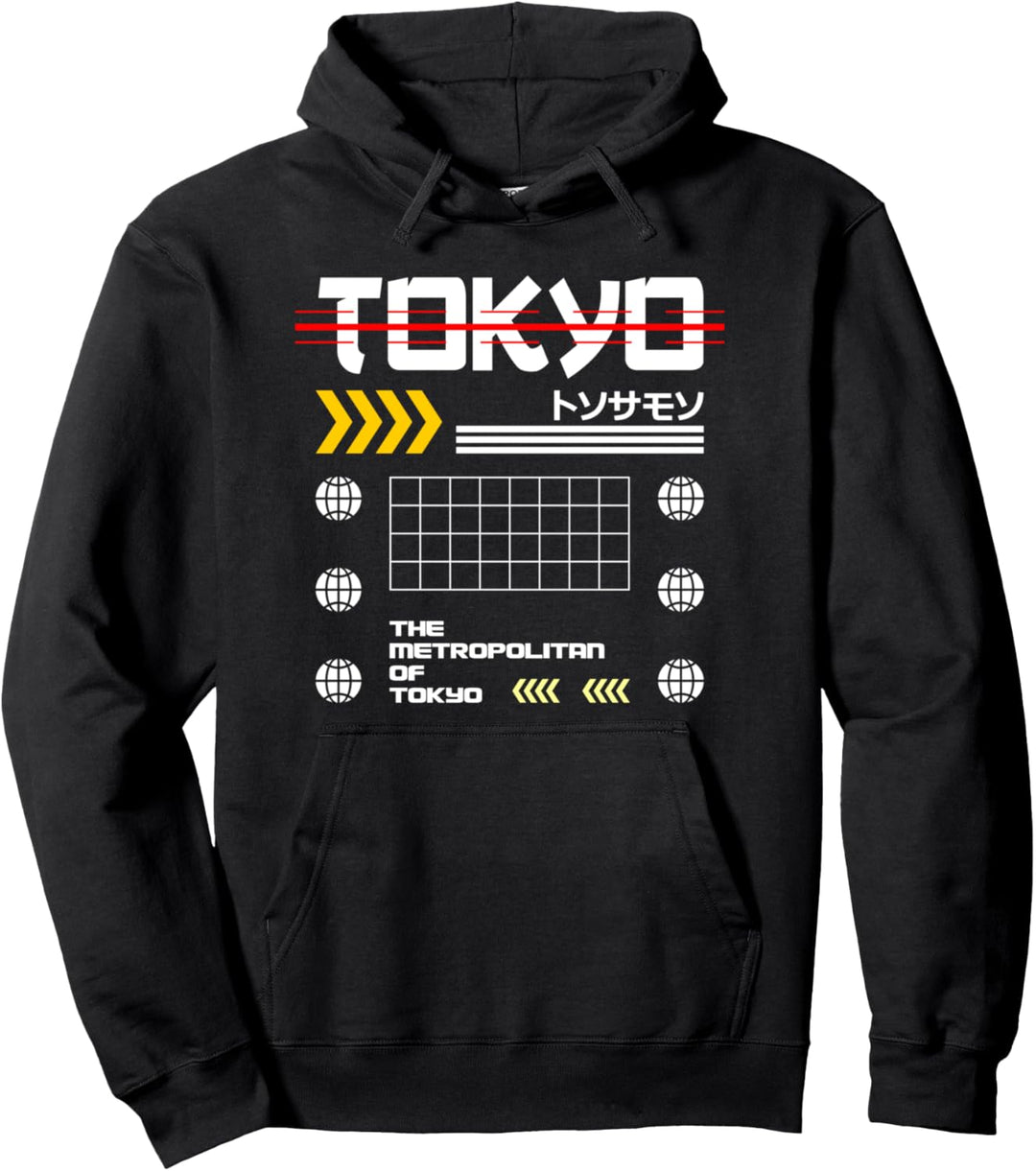 Tokyo - Japan Anime Aesthetic Kawaii Vaporwave Pullover Hoodie