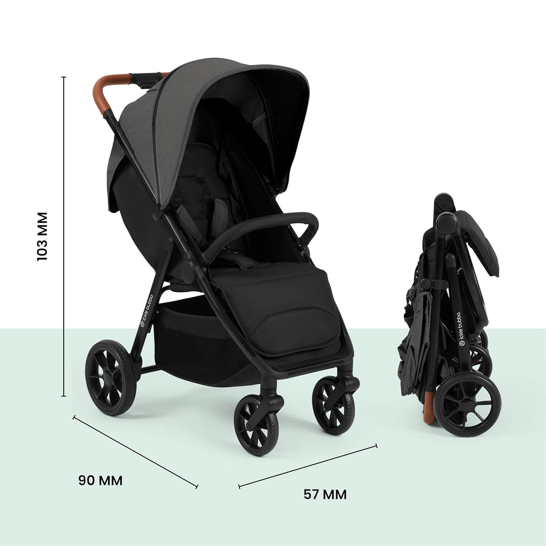 Ickle Bubba Stomp Stride Prime Kinderwagen (Anthrazitgrau), Anthrazitgrau