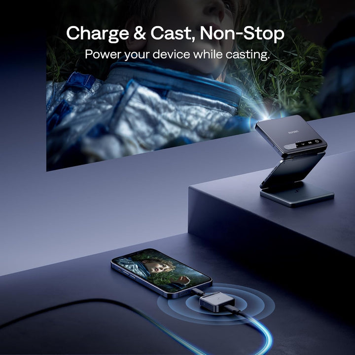 Drahtloser Typ C-Sender, 4K-Dekodierung mit 1080P-Ausgabe, LED-Anzeige, 30m Reichweite, 2.4G & 5G, e