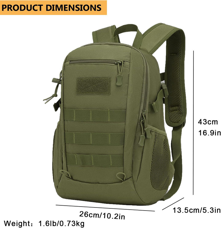Rucksäcke für Taktischer Mini Tagesrucksack Fahrrad Wandern Bergsteigen Radfahren Rucksack Molle-Tas