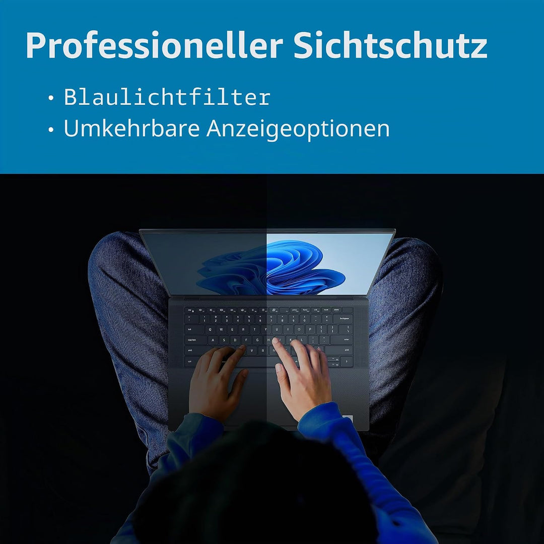 Kensington MagPro™ Magnetischer Blickschutzfilter für Laptops 13,3 Zoll, 16:10, Magnetische Schutzfo