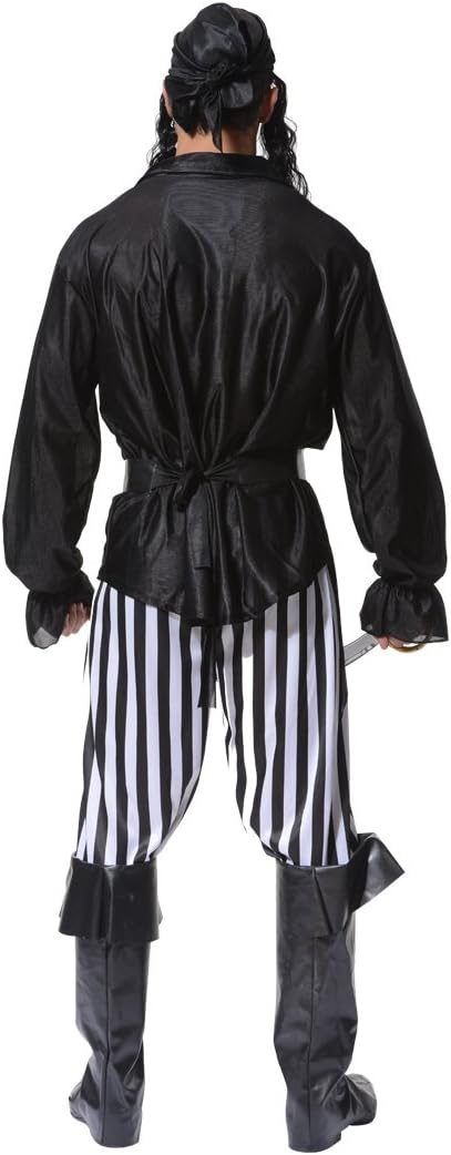 SEA HARE Erwachsene Herren Piraten Halloween Kostüm Outfits