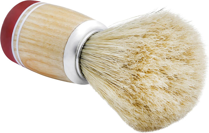 Hairlich Rasierset mit Wechselklingen, Rasierseifenschale aus Plastik mit Griff, Seife und Seifenpin