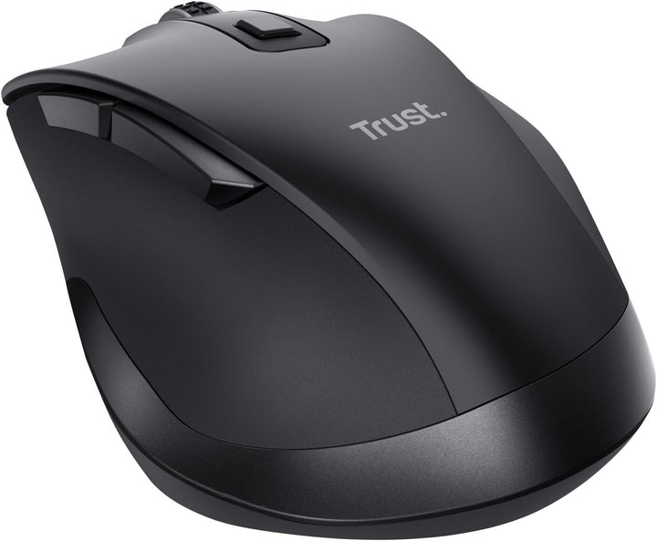 Trust Fyda Aufladbare Kabellose Maus, Nachhaltiges Design, 800-2400 DPI, 6 Tasten, Daumen- und Finge