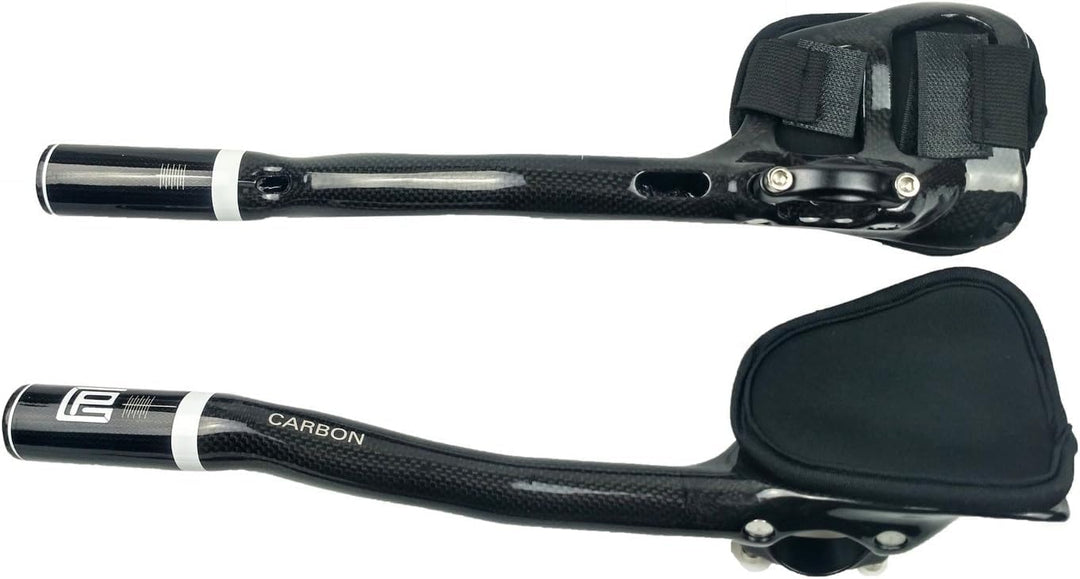 PLATT Fahrradlenker 31,8 Carbonlenker Renn/Triathlonlenker Aerobar Lenkeraufsatz Tri Bar, 3K Glossy