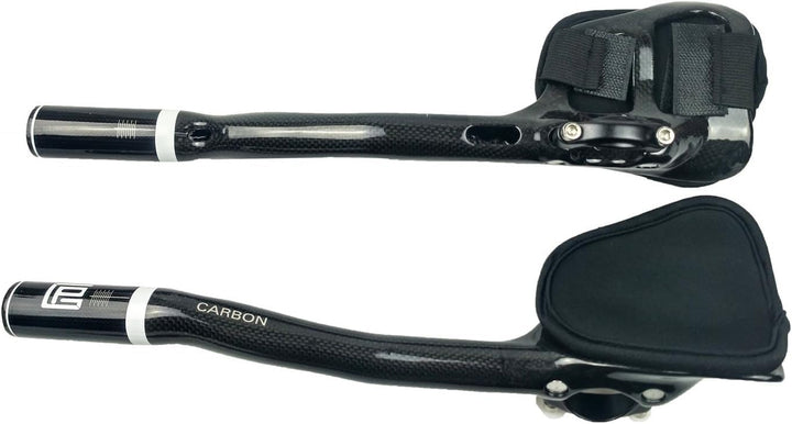 PLATT Fahrradlenker 31,8 Carbonlenker Renn/Triathlonlenker Aerobar Lenkeraufsatz Tri Bar, 3K Glossy