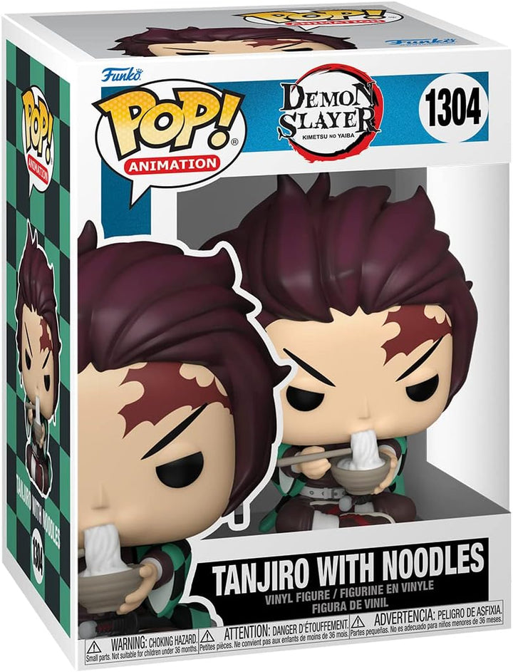 Funko Pop! Animation: Demon Slayer - Tanjiro mit Noodles - Vinyl-Sammelfigur - Geschenkidee - Offizi