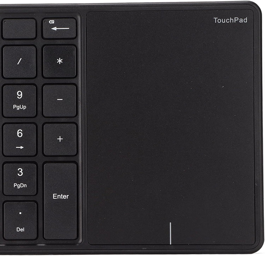 Kabelloser Nummernblock mit Touchpad, Bluetooth-Nummernblock für Laptop, 22 Tasten Wireless BT Dual