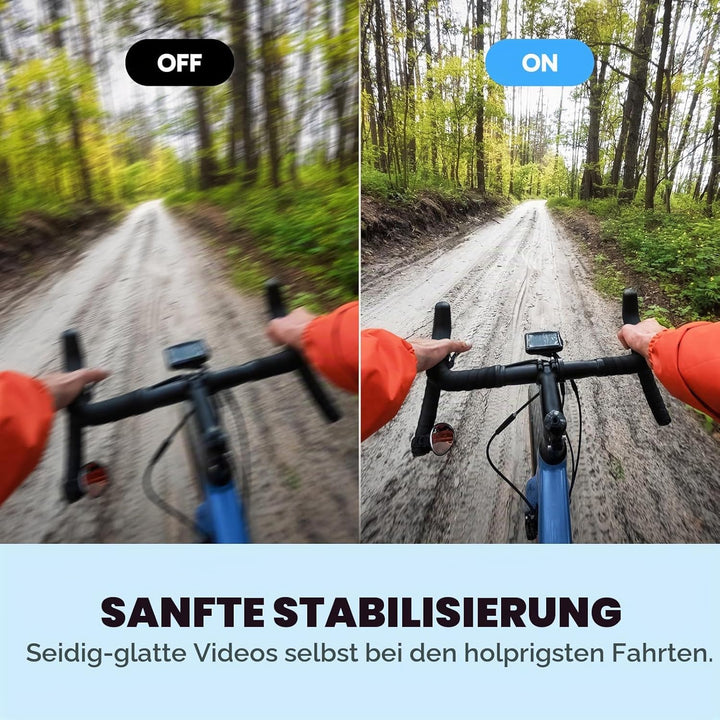 AKASO Action Cam 4K30FPS mit 128GB microSDXC Speicherkarte 20MP WiFi 40M Unterwasserkamera Wasserdic