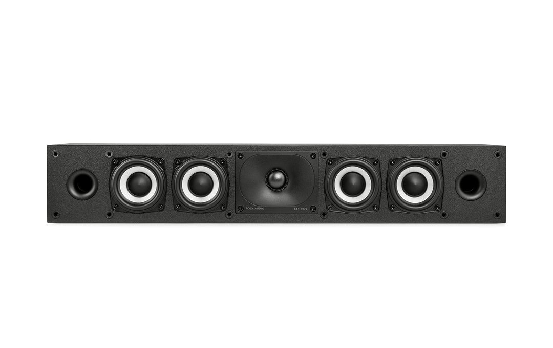 Polk Audio Monitor XT35 schlanker Center Lautsprecher, Hi-Res Zertifiziert, kompatibel mit Dolby Atm
